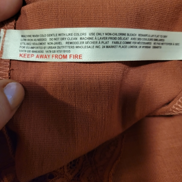 INTAMATELY FREE PEOPLE Eyes on You Bodycon Mini Dress Terra Cotta - Picture 11 of 12